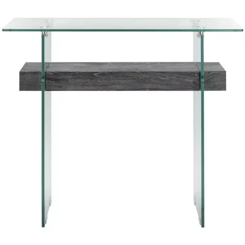 Kayley Rectangle Glass Console Table - CNS7001 -Safavieh