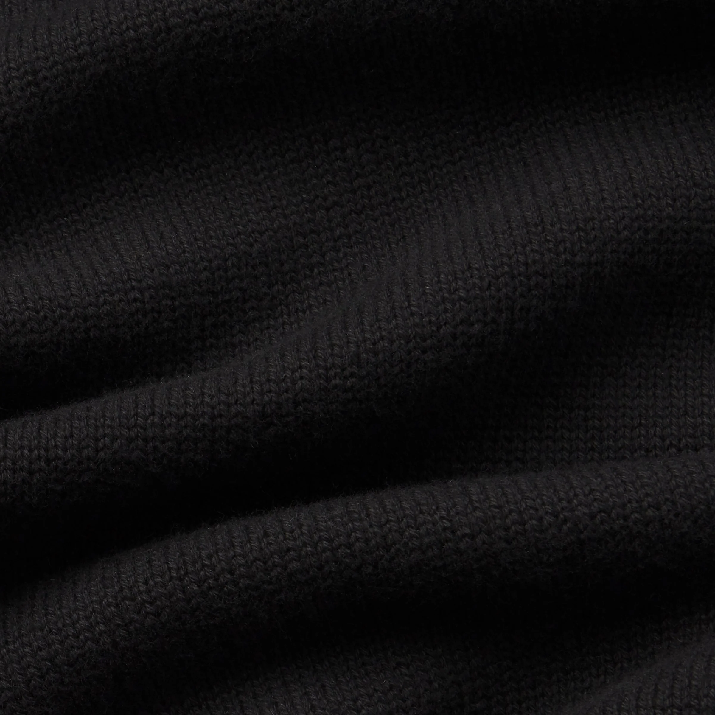 Quarter-Zip Sweater - True Black