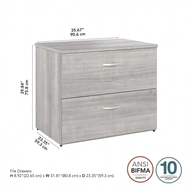 2 Drawer Lateral File Cabinet by