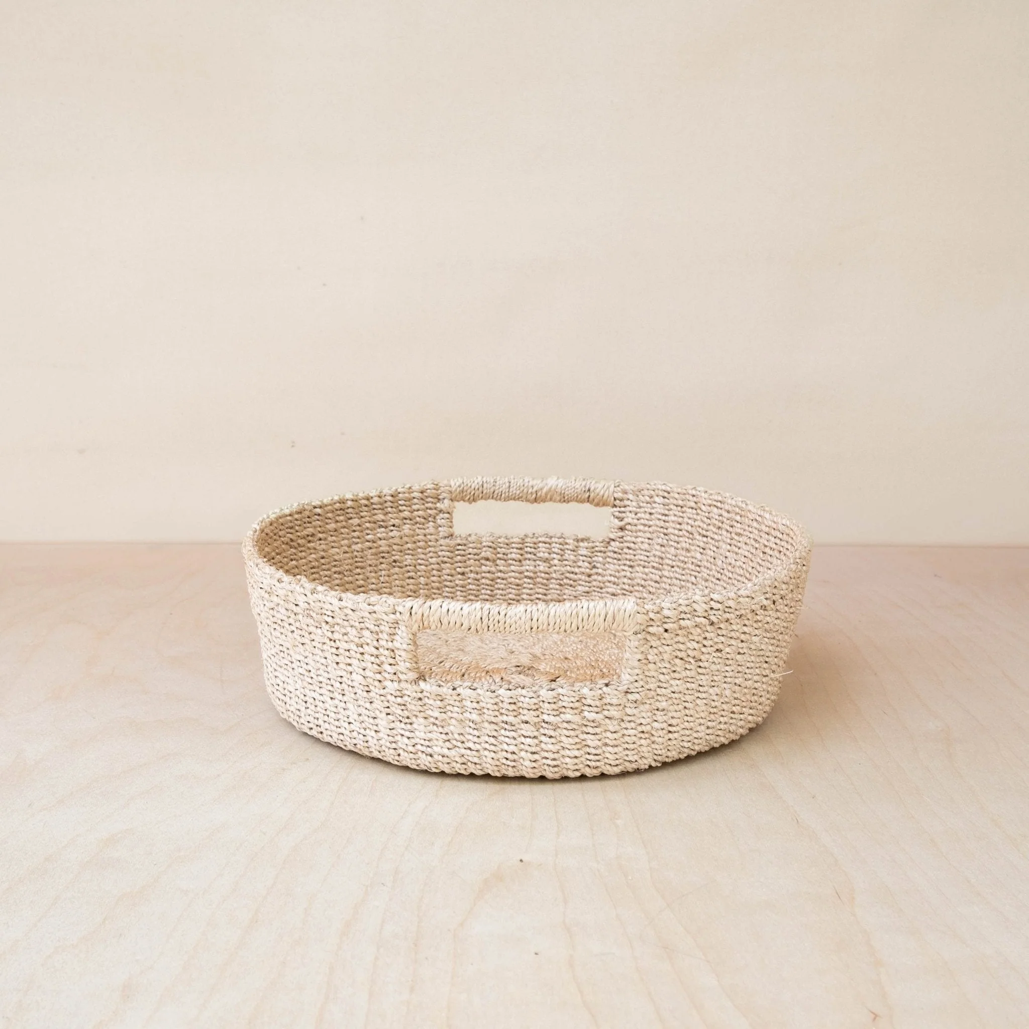 Round Woven Basket - Straw Basket