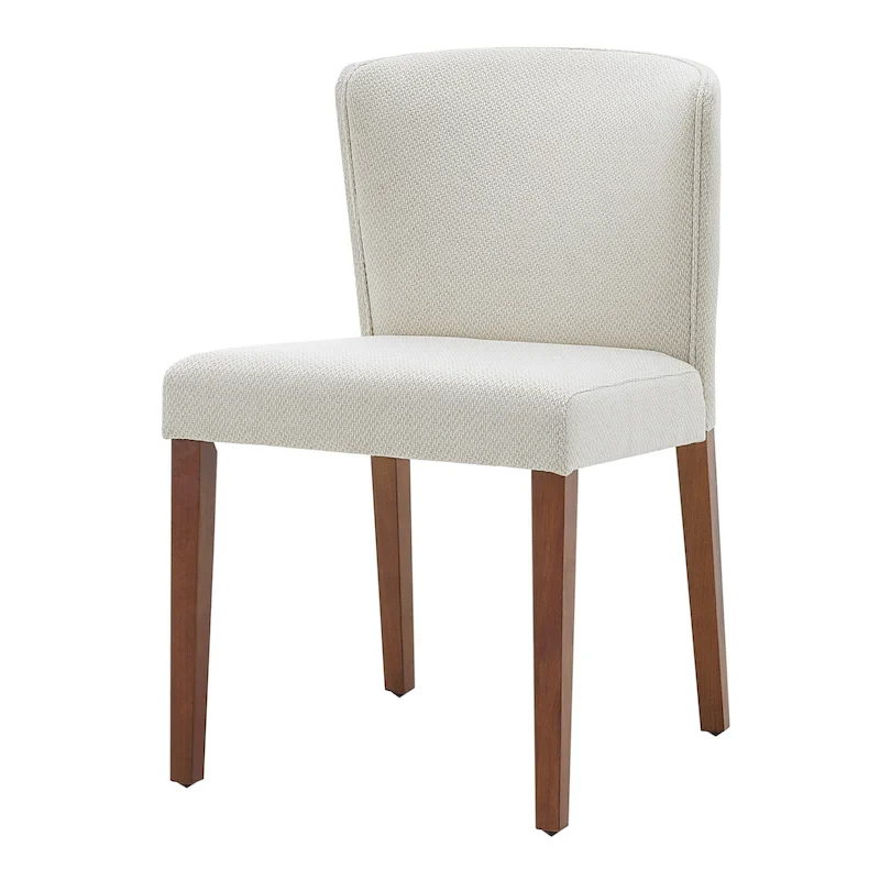 Low-Back Fabric Dining Side Chair, Set of 2