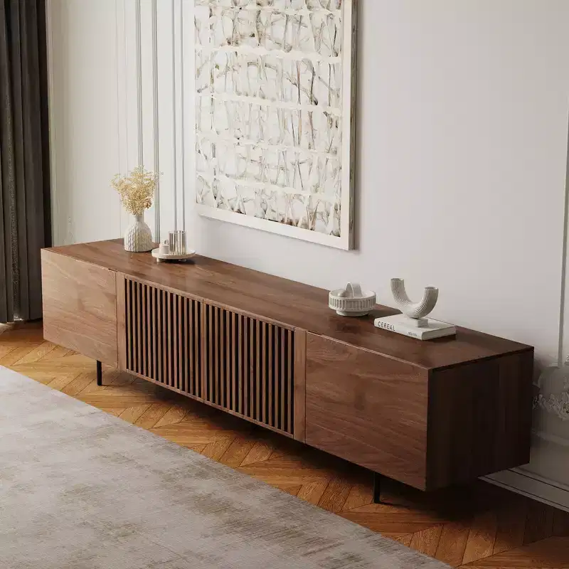 Luck Live Farmhouse 94.48 TV Stand and Media Console & Entertainment Centers with Large Storage Space