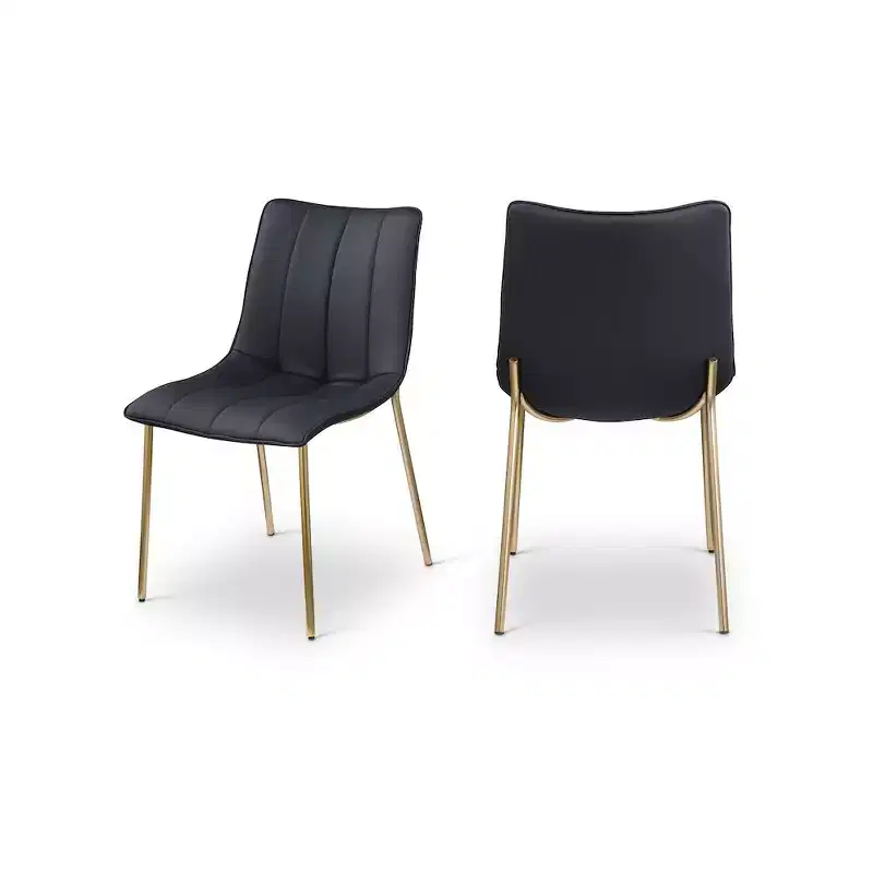 Meridian Furniture,Isla Vegan Leather Dining Chair, Set of 2