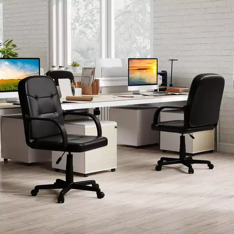 Ergonomic Mid-Back Executive Office Swivel Computer Desk Chair