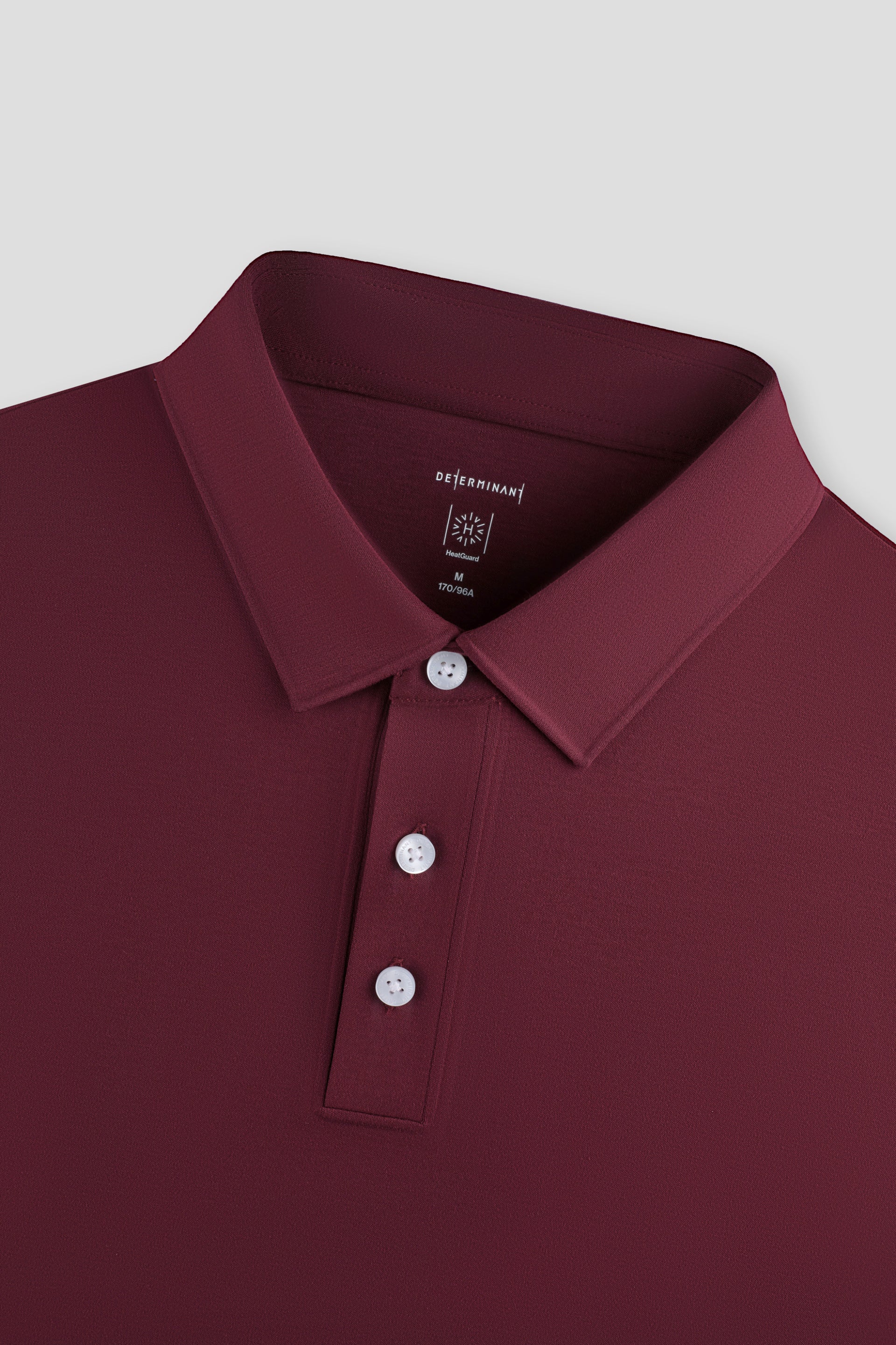 Long Sleeve Polo – Plum Burgundy
