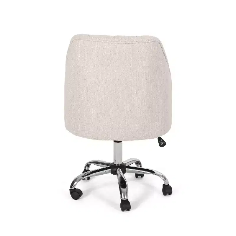 Tufted Home Office Chair with Swivel Base Adjustable Height