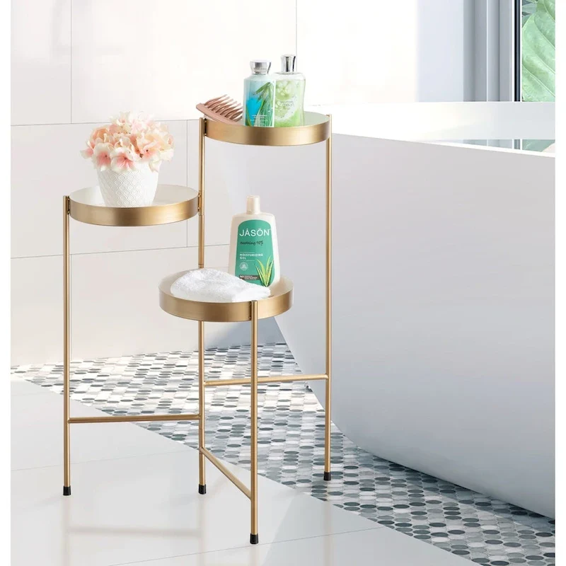 Metal 3-tier Modern Plant Stand - 16x21x30