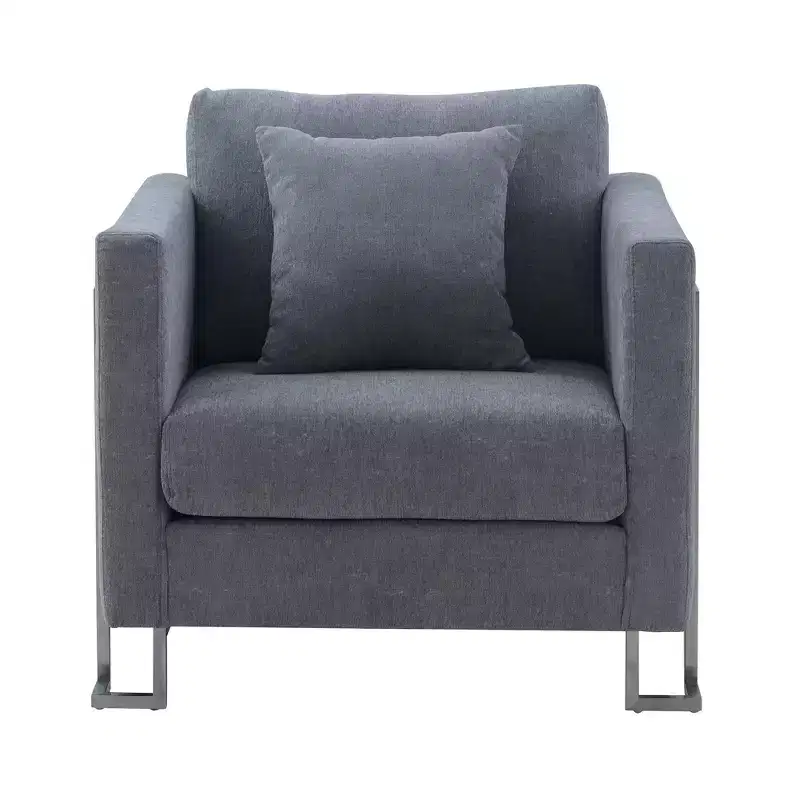 Fabric Upholstered Accent Chair 34''H x 35''W x 35''D