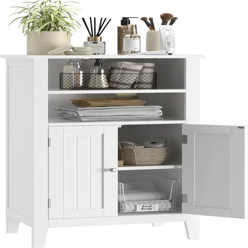 Cabinet with 2 Doors and Adjustbale Shelf - 11.8D x 19.7W x 36.4H