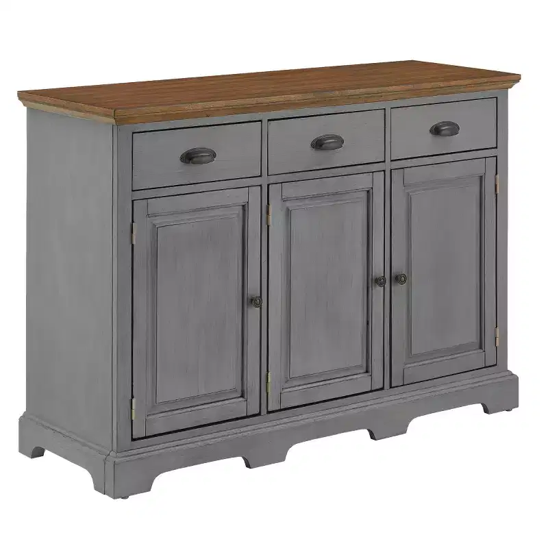 Lea Buffet - Oak/Antique Grey - iNSPIRE Q