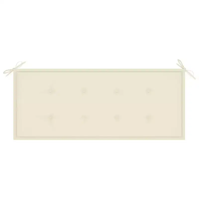 Garden Bench Natural Bamboo Bamboo, 100% Polyester Medium