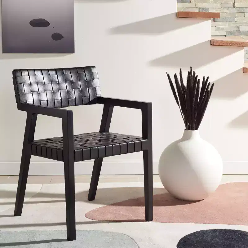 Cire Leather Dining Chair - DCH4004 - Safavieh
