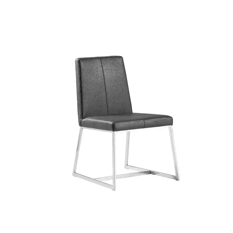 35 in. White Faux Leather Dining Chair for a designed Stylish comfortable modern living