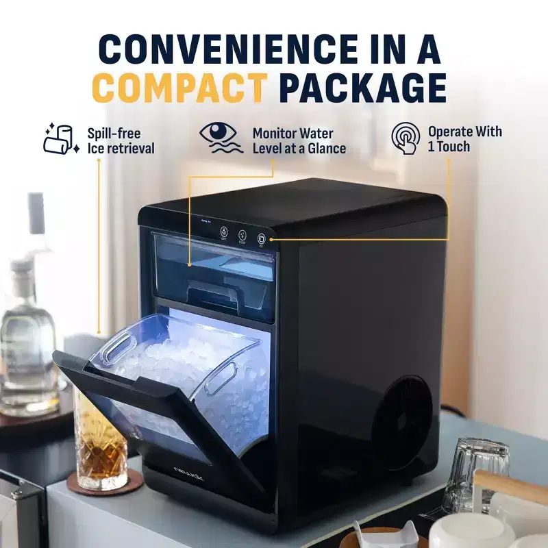 Newair Countertop Ice Maker Nugget Ice, 44 lbs/24 hours