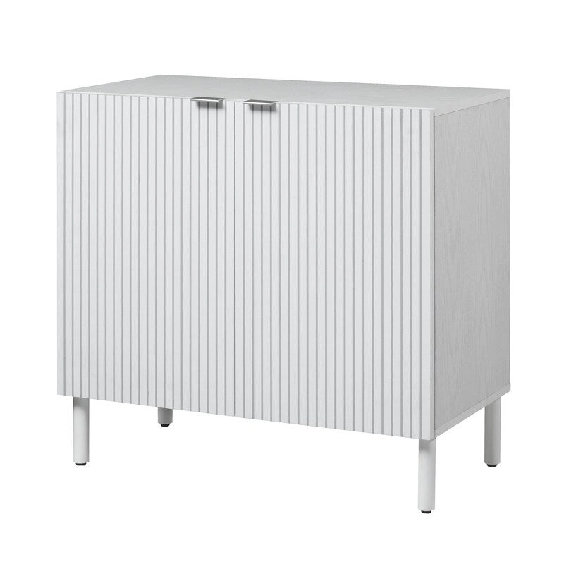 Merk White Cabinet 2 Door