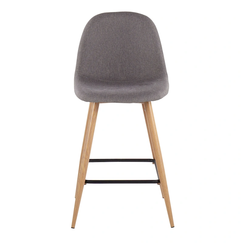 Carson Carrington Stone Natural Counter Stool - Set of 2