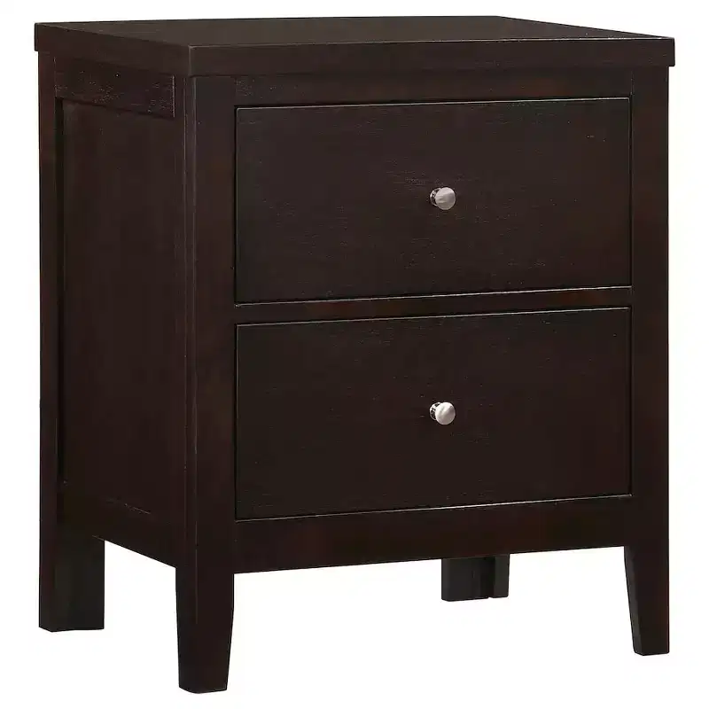 Coaster,Carlton 2-drawer Nightstand Cappuccino