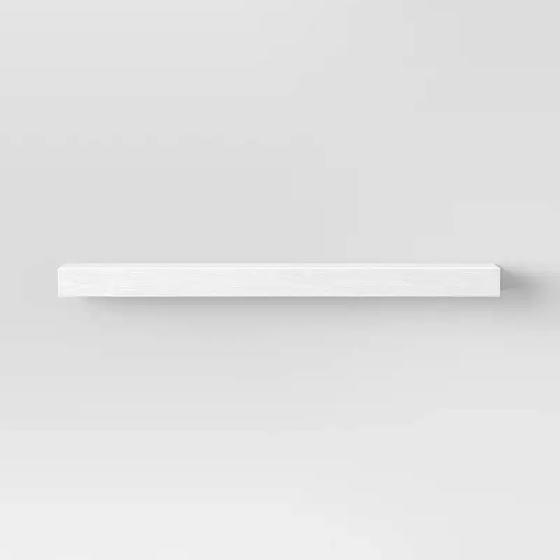 36 Inch Floating Wood Wall Shelf