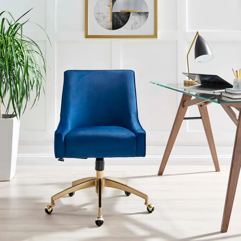 Discern Performance Velvet Office Chair
