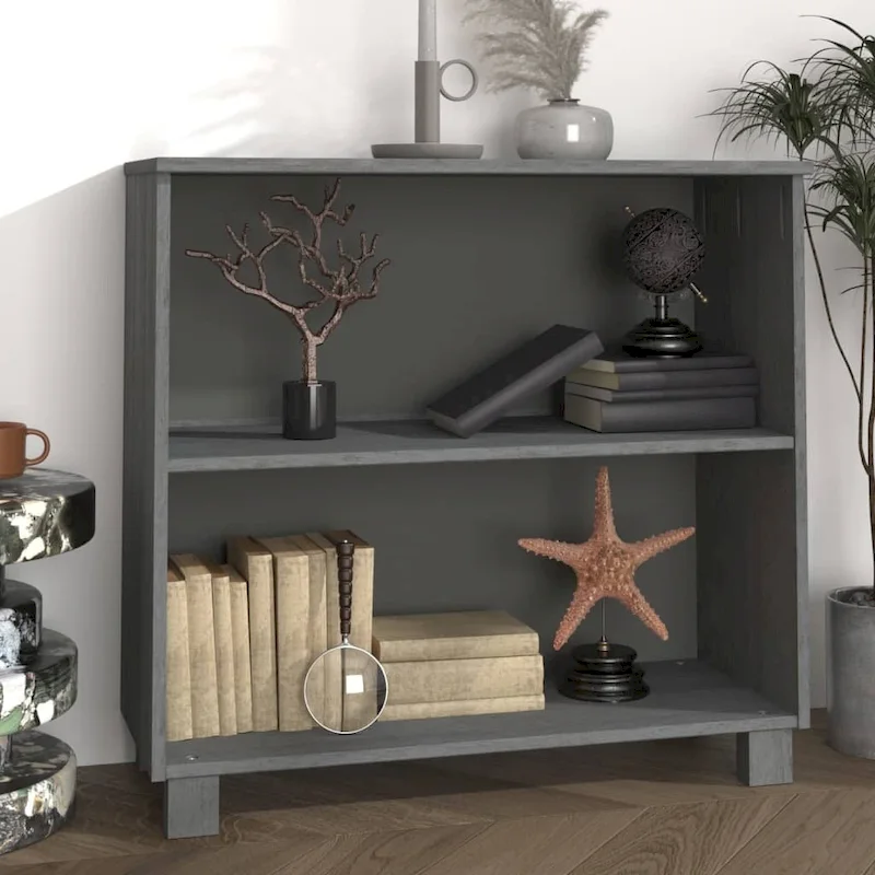 Solid Pine Wood Sideboard Storage Cabinet for Hallway - 33.5x13.8x31.5