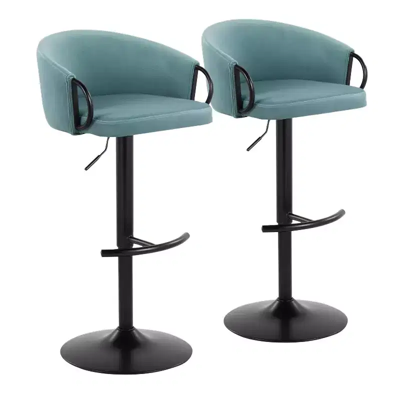 Set of 2 Claire Adjustable Barstools - LumiSource