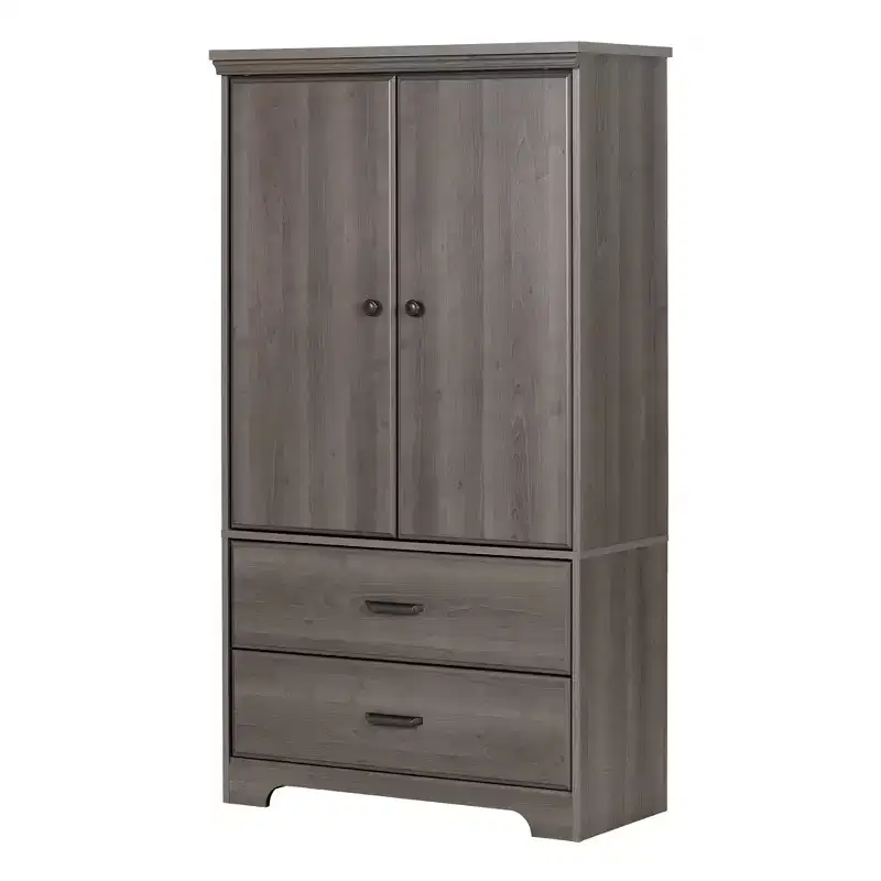 Versa 2 Door Armoire with Drawers - South Shore