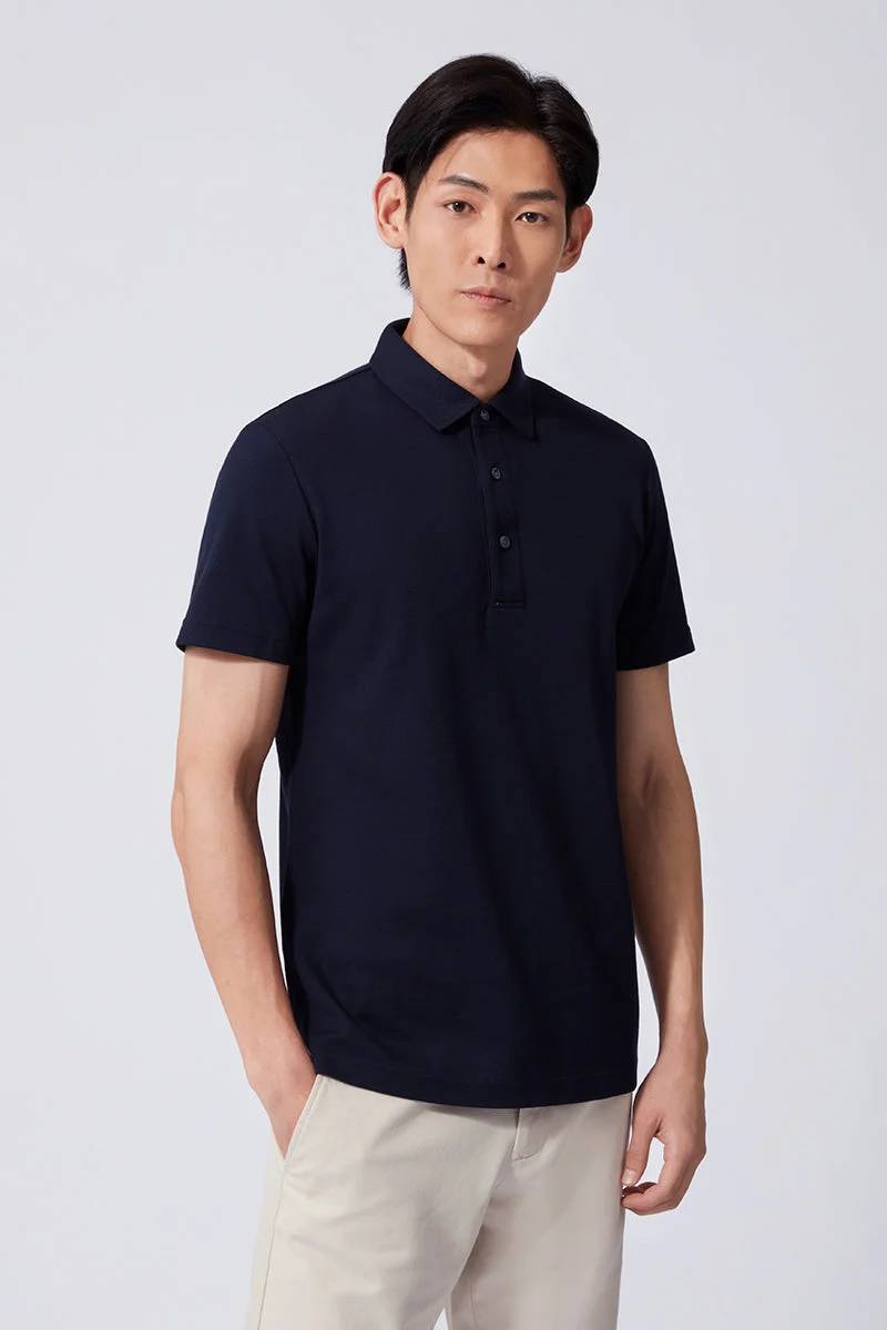 Piqué Polo – Navy