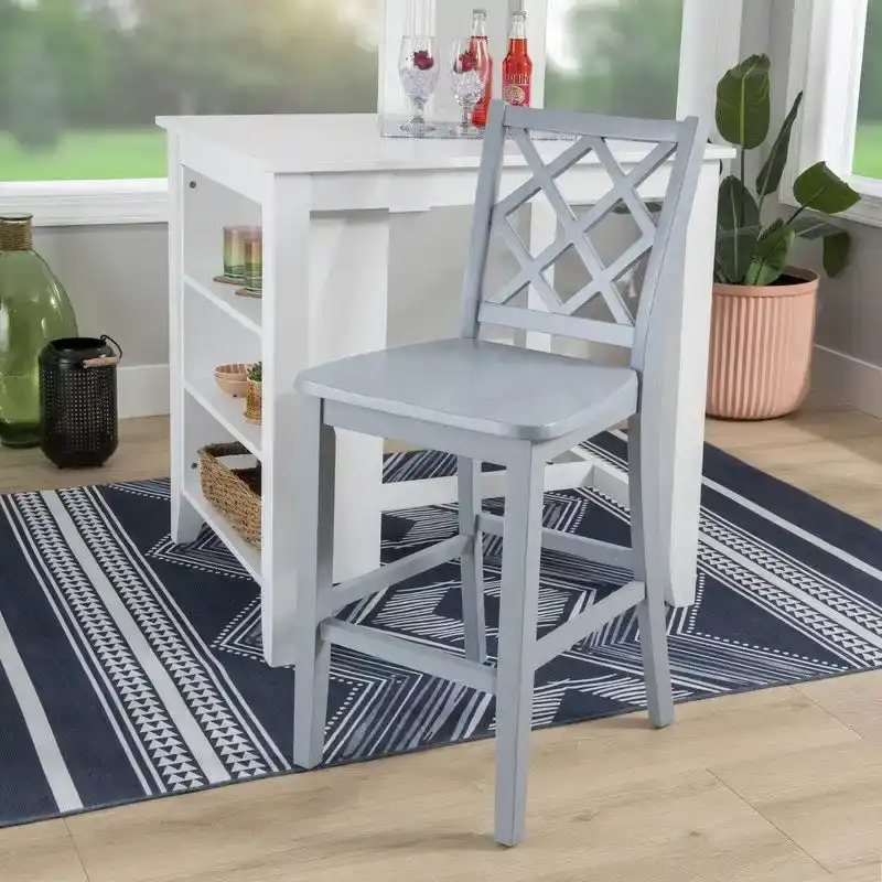 Catron Counter Height Solid Wood Dining Bar Stool