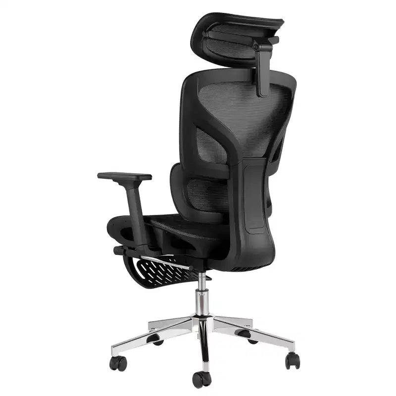 3rd Gen Ergonomic Mesh Office Chair - 4D Adjustable Armrests, Lumbar Support & Footrest, High Back Desk Chair for Home Office(1-Pack)