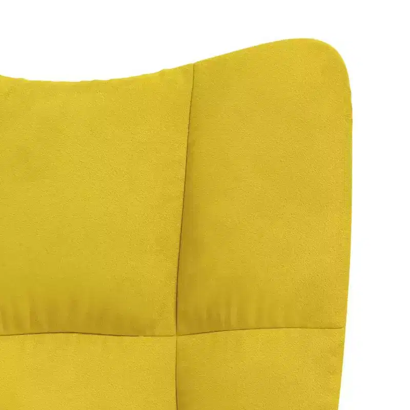 Relaxing Chair Light Gray Velvet