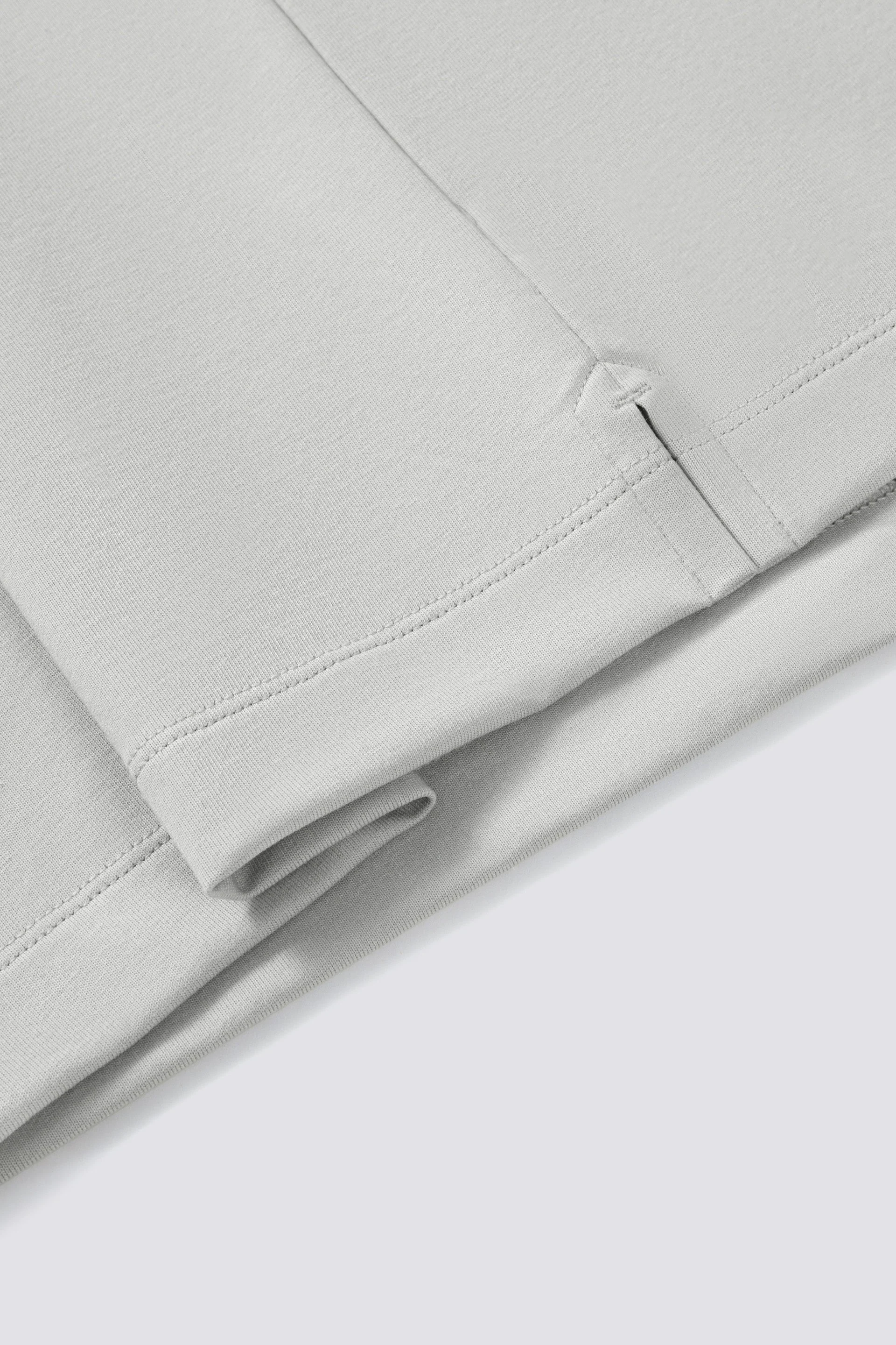 Zip-Up Polo – Grey