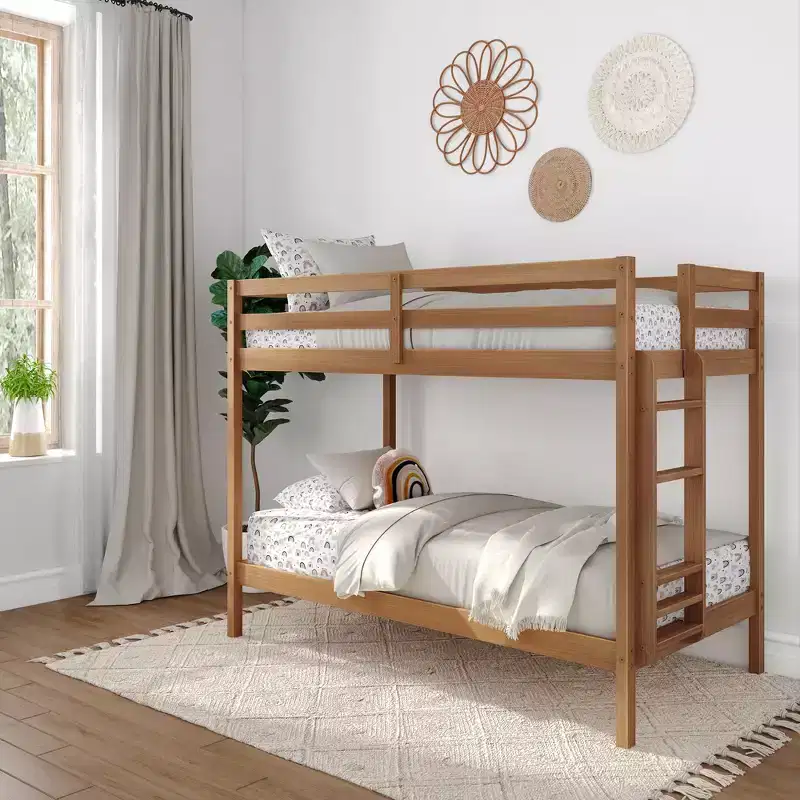 Bunk Bed for Kids, Twin over Twin, Engineered Wood