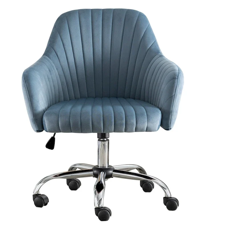 Home Office Leisure Chair with Adjustable Height and Casters