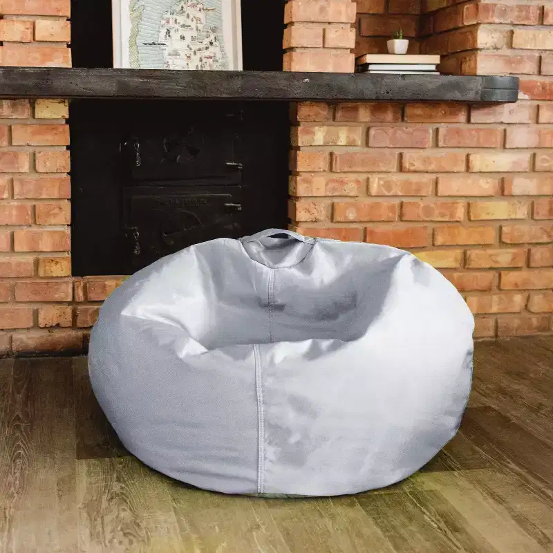 Classic Bean Bag Chair, Durable Polyester Nylon Blend, Kids