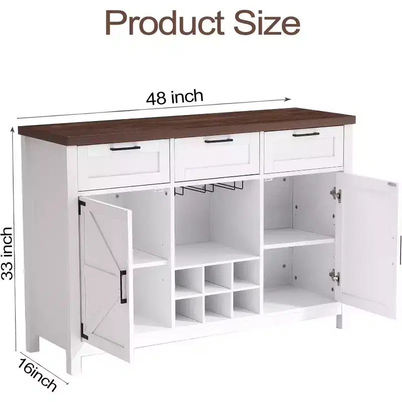 Modern Buffet Sideboard with Storage