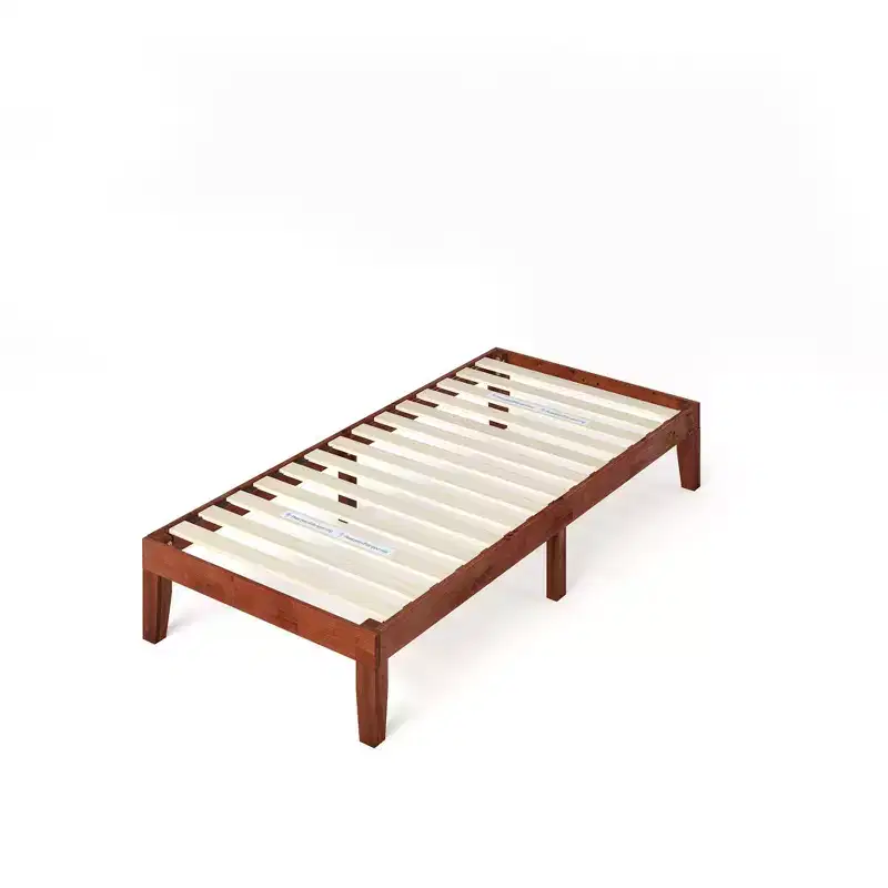 Wen Wood Platform Bed Frame Cherry - Zinus