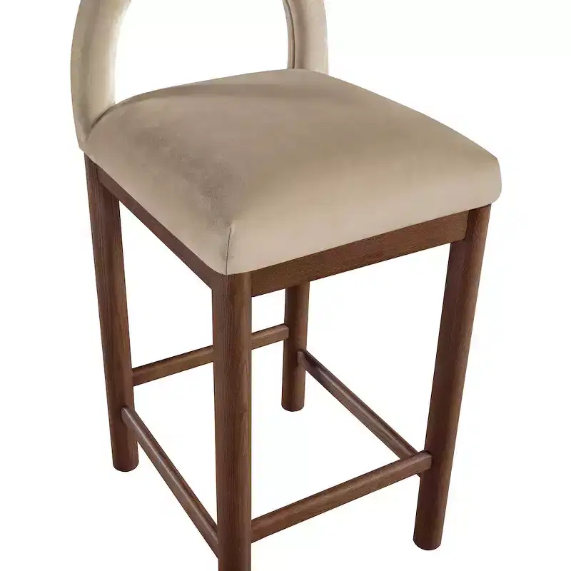 Velvet Counter Stool