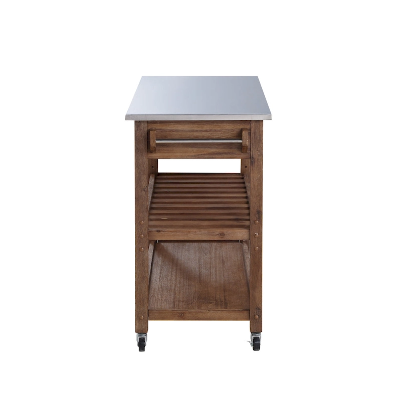 Firebranch Wire-brush Kitchen Cart