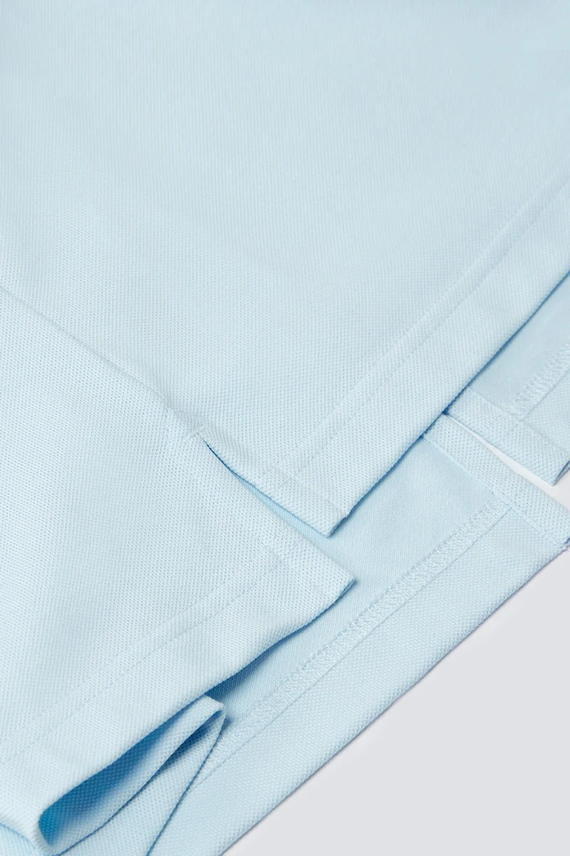 Pique Polo – Light Blue