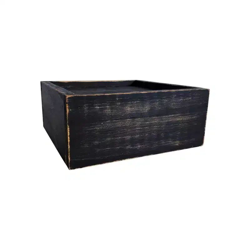 HomeRoots 7 Black Wood Wall Mounted Floating Shelf With LED Light