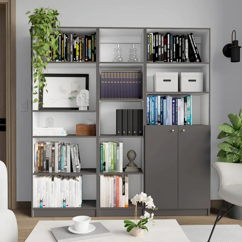3-Piece Bookcase Set, 67