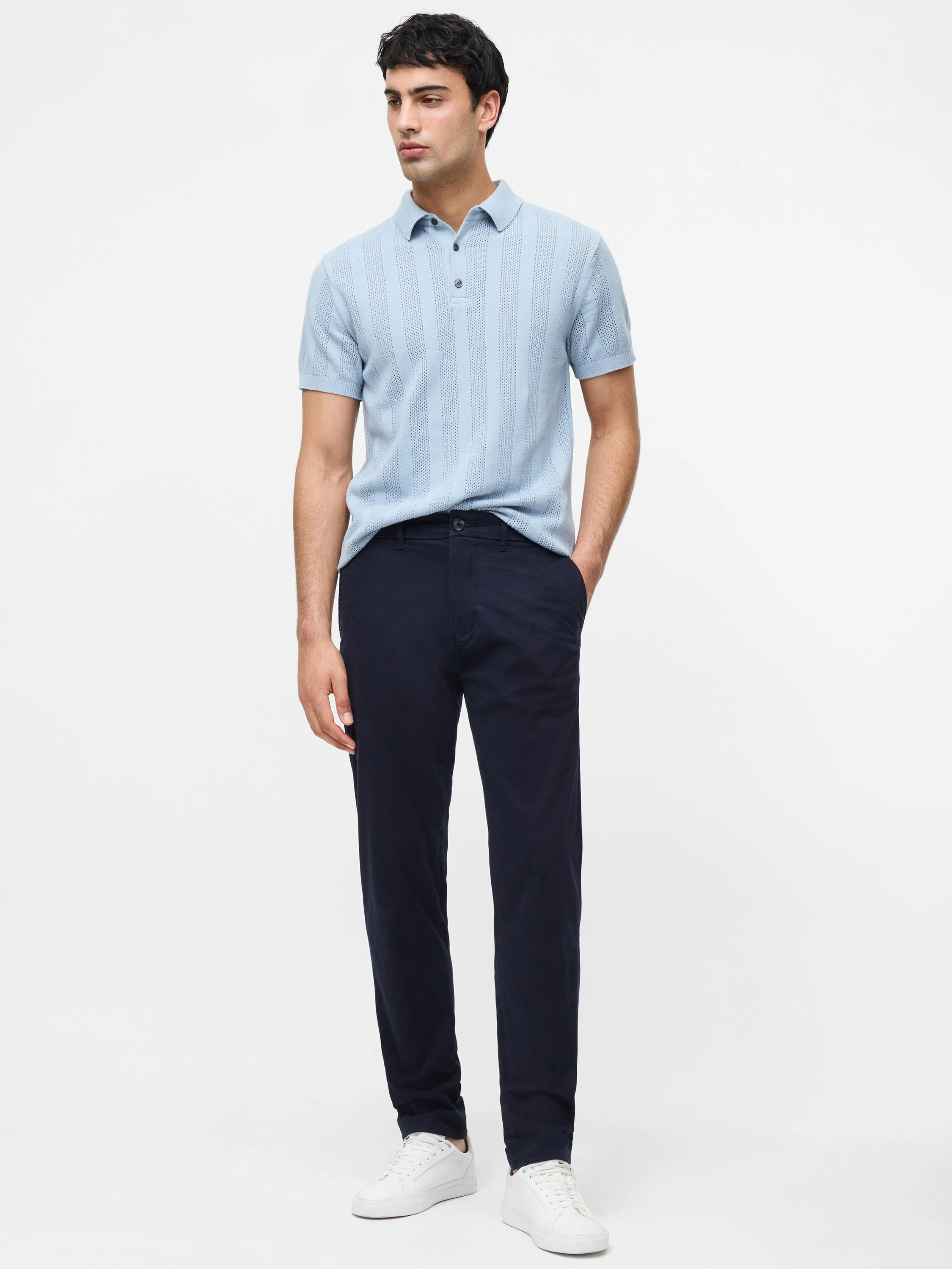 Cotton Stretch Chino 34 Inch Regular Fit