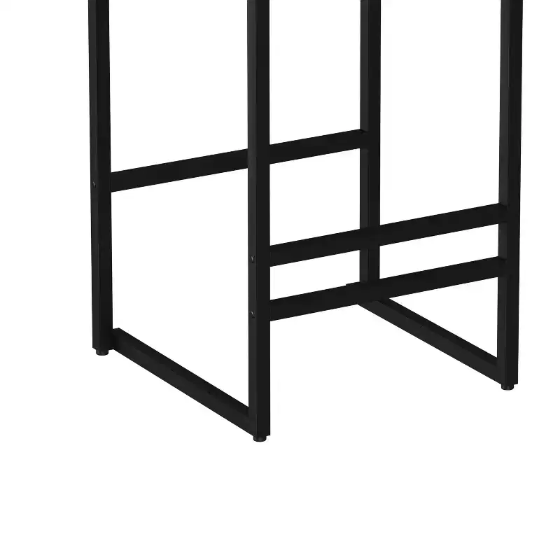 Velvet Upholstered Bar Stools Counter Height With Footrest Backrest Modern Dining Chairs Black Gray