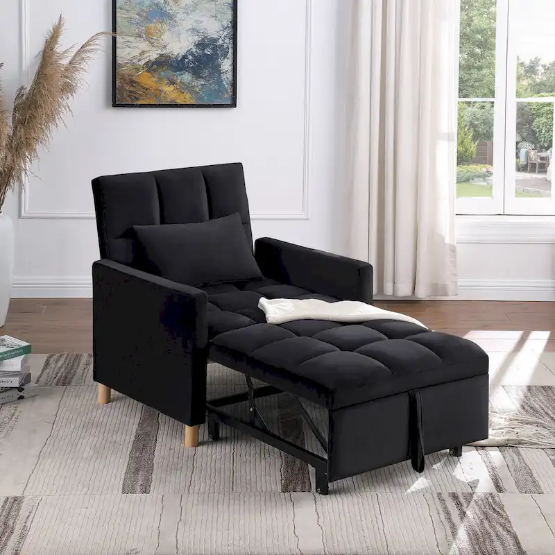 Multi-Functional Sleeper Chair with Pillow