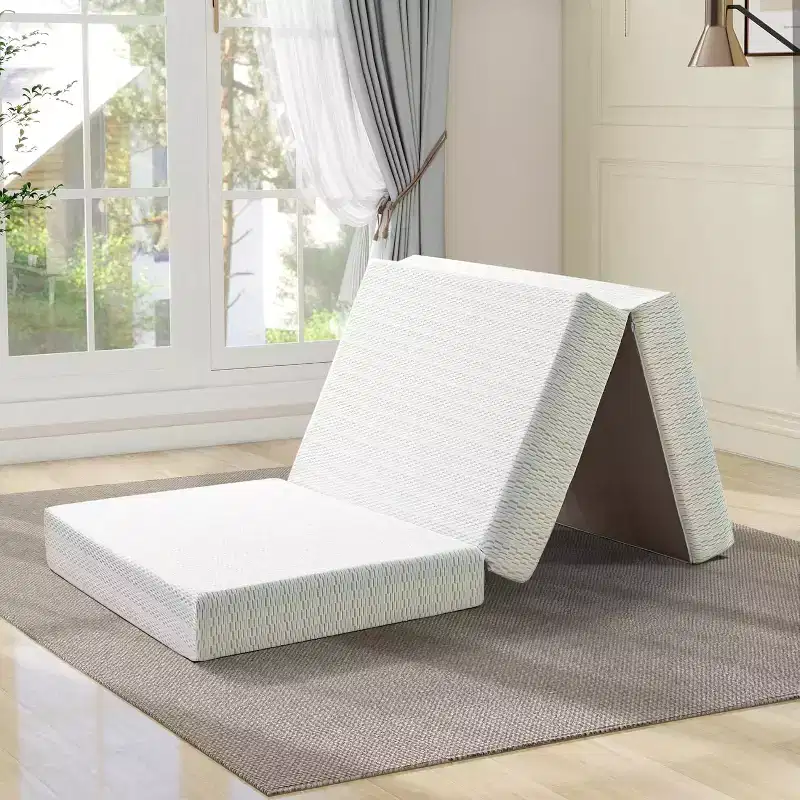 Dyonery Sale!Tri-Fold 6'' Memory Foam Mattress, Portable Folding Murphy Bed Mattress With Washable Cover