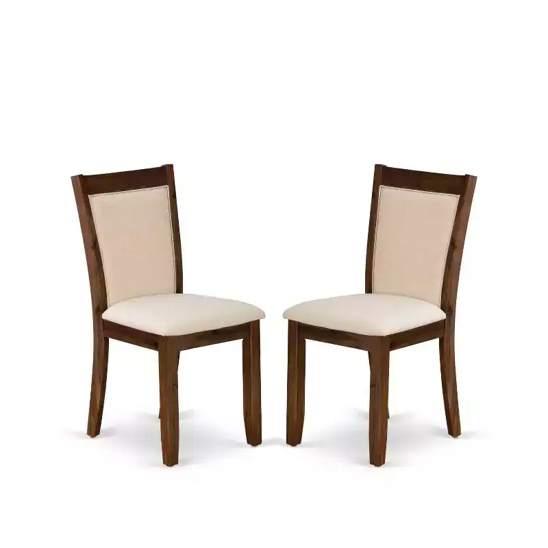 HomeStock 3-Piece Sand Blasted Black Finish Solid Wood Top Dining Table with 2-Chairs