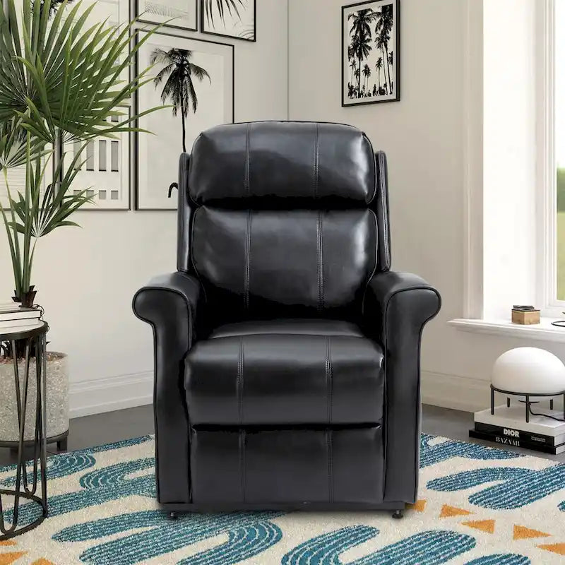 Faux Leather Elderly Power Lift Recliner Chair with Massage