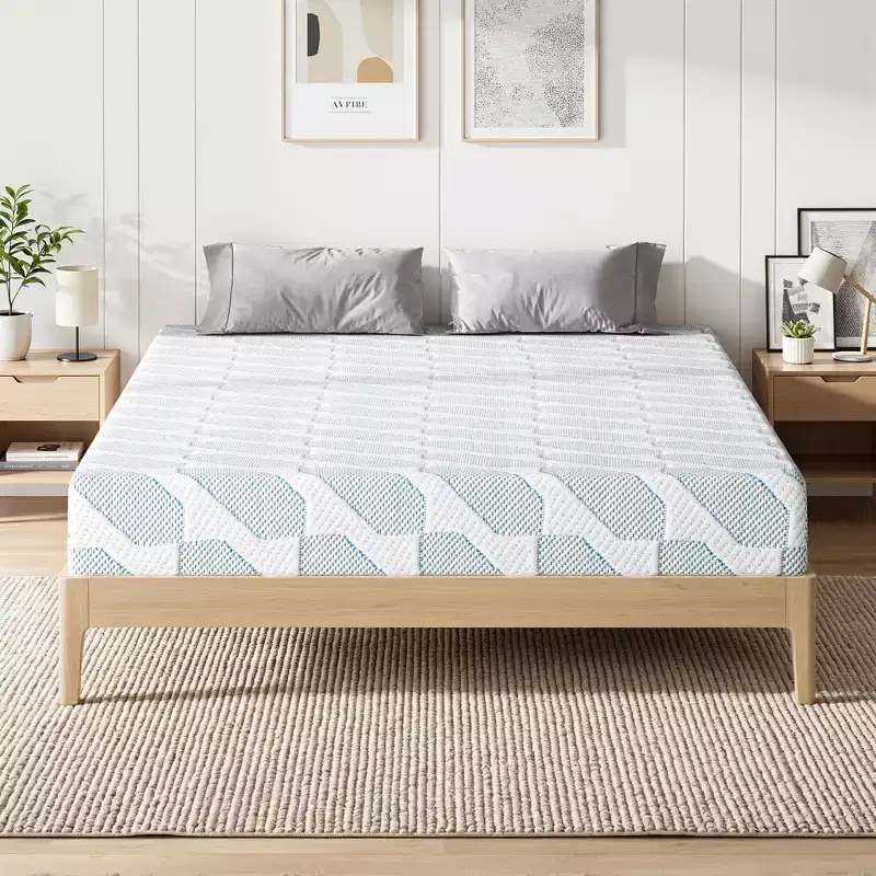 EHMKNP 5 inch Twin/Twin XL/Full Sizes Mattress for Adult Teenager Single, Cooling Memory Foam Mattress,Removable Washable Cover, Medium Firm
