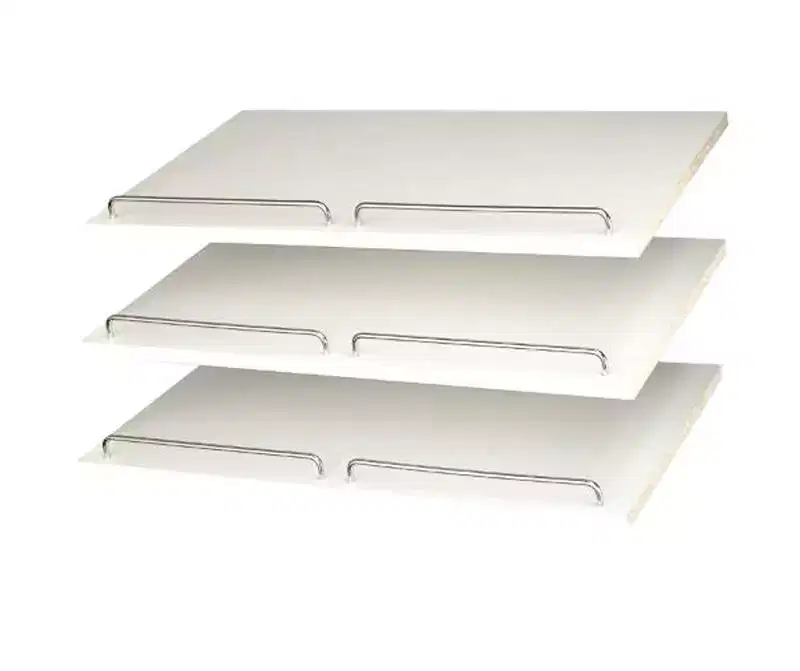 5/8 in. H X 24 in. W X 14 in. L Chrome Shoe Shelves (3-Pack)