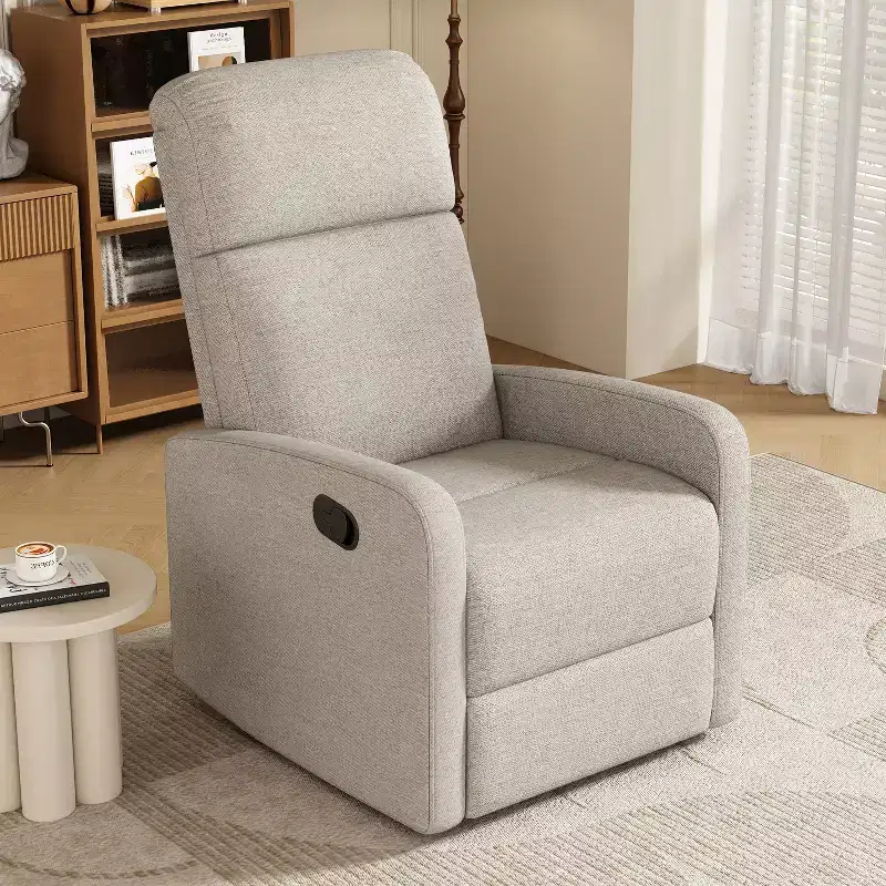 Christopher Knight Home Gaius Contemporary Upholstered Recliner Chair with Adjustable Backrest
